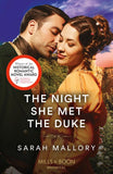 The Night She Met The Duke (Mills & Boon Historical) by Sarah Mallory (9780008929633)