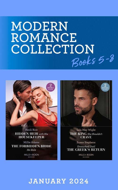 Modern Romance February 2024 Books 5-8 (Mills & Boon Collections) (9780263323061)