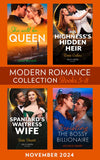 Modern Romance November 2024 Books 5-8: She Will Be Queen (Wed into a Billionaire's World) / His Highness's Hidden Heir / Resisting the Bossy Billionaire / Spaniard's Waitress Wife (9780008944070)