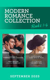 Modern Romance September 2023 Books 1-4 – 4 Books in 1 (Mills & Boon Collections) (9780263319842)