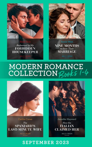 Modern Romance September 2023 Books 1-4 – 4 Books in 1 (9780008934217)