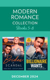 Modern Romance December 2024 Books 5-8: Queen's Winter Wedding Charade (By Royal Arrangement) / Greek's Enemy Bride / Boss's Plus-One Demand / Italian Wife Wanted (Mills & Boon Collections) by Heidi Rice, Caitlin Crews, Louise Fuller and Lela May Wight (9780263397703)